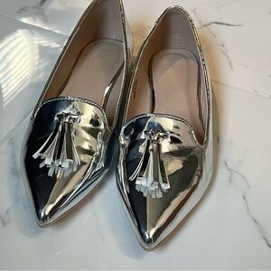 Silver Tassel Loafers